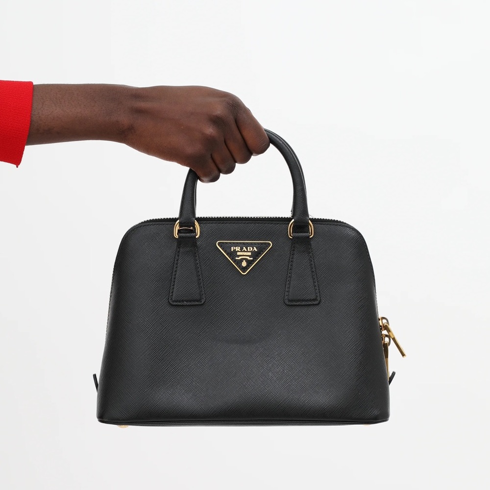 Prada Promenade Saffiano hand bag